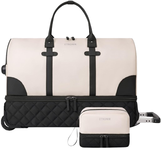 Duffle Bag for Travel with Toiletry Bag