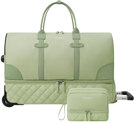 Rolling Duffle Bag with Wheels